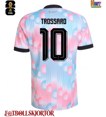 Belgien Leandro Trossard #10 Bortatröja VM 2026 Kortärmad